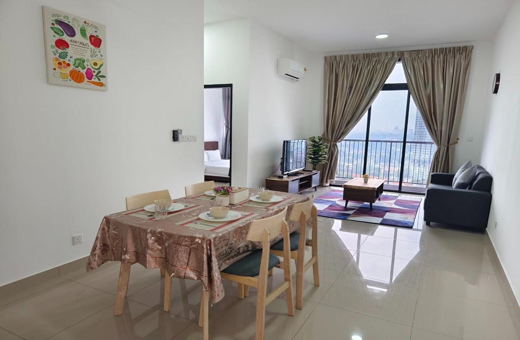 Apartamento Twin Tower Johor Bahru By Glex Exterior foto